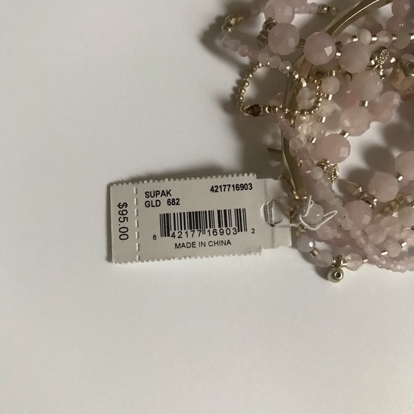 Kendra Scott Supak Bracelet. NWT. Pale pink. - Picture 3 of 3